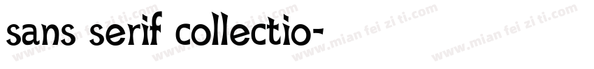 sans serif collectio字体转换